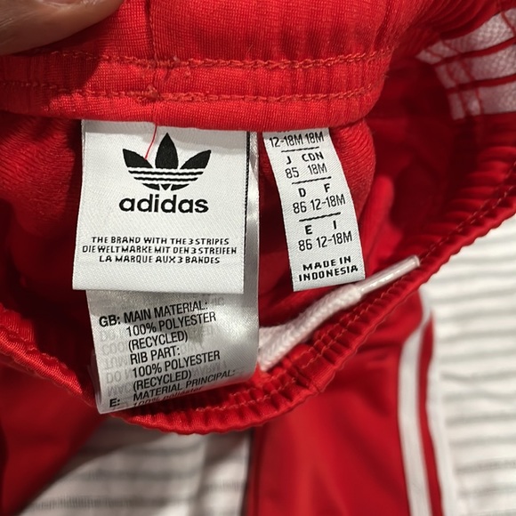 12-18 M Toddler Adidas Track Pants - Picture 2 of 4